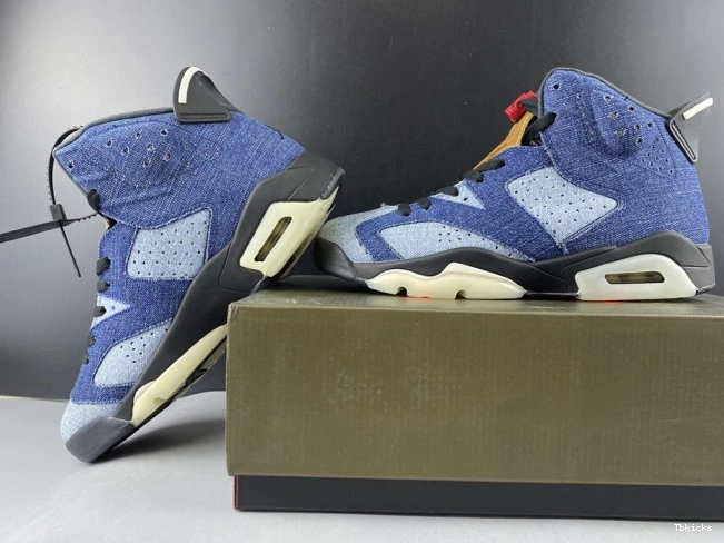 Cheap TBK 6 Denim Jordan CT5350-401 Washed Air 0711